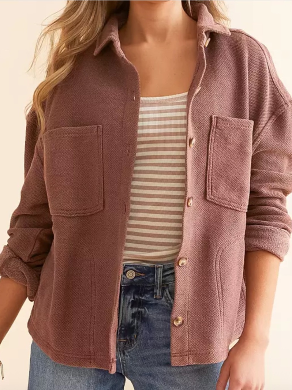 Billabong Everytime Oversized Shacket size S